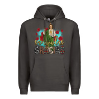 Smoke san judas gracias Premium Hoodie - JahusDesignShop