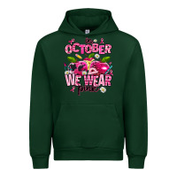 Forest Green in october we wear pink teachers Urban Hoodie - AdoDesignShop