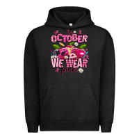 Pigment Black in october we wear pink teachers Urban Hoodie - AdoDesignShop