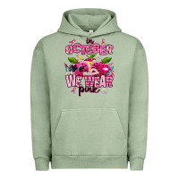Pigment Oil Green in october we wear pink teachers Urban Hoodie - AdoDesignShop