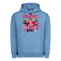 Pigment Pebble Blue in october we wear pink teachers Urban Hoodie - AdoDesignShop