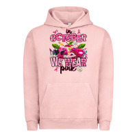 Pigment Salmon in october we wear pink teachers Urban Hoodie - AdoDesignShop