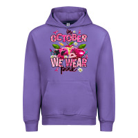 Tulip in october we wear pink teachers Urban Hoodie - AdoDesignShop