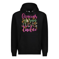 Black gracias san judas tadeo Premium Hoodie - JahusDesignShop