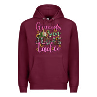 Burgundy gracias san judas tadeo Premium Hoodie - JahusDesignShop