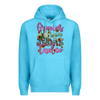 Ocean Blue gracias san judas tadeo Premium Hoodie - JahusDesignShop