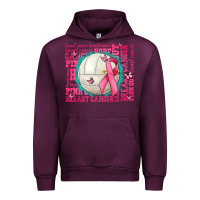 Mauve Wine pink out breast cancer volleyballs Urban Hoodie - AdoDesignShop