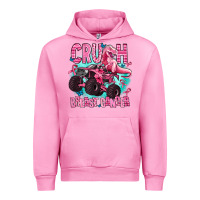 Fuchsia Pink crush breast cancer Urban Hoodie - AdoDesignShop