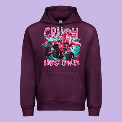 Crush Breast Cancer Urban Hoodie Designed By Adodesignshop
