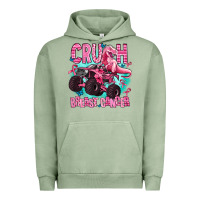 Pigment Oil Green crush breast cancer Urban Hoodie - AdoDesignShop