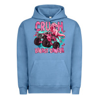 Pigment Pebble Blue crush breast cancer Urban Hoodie - AdoDesignShop