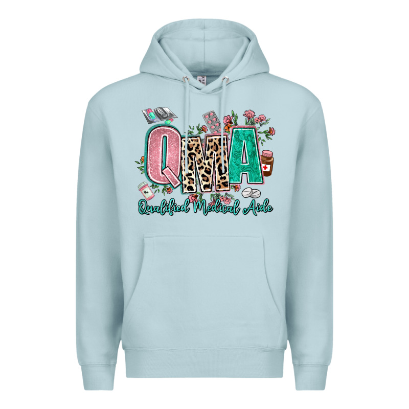 Qma Qualified Medical Aide Premium Hoodie by AdoDesignShop | Teevron