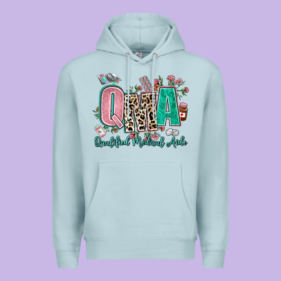 Qma Qualified Medical Aide Premium Hoodie Designed By Adodesignshop