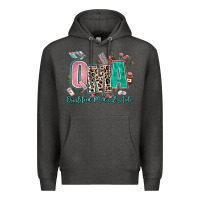 Charcoal Heather qma qualified medical aide Premium Hoodie - AdoDesignShop