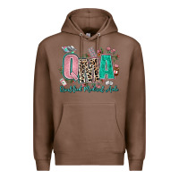 Chestnut qma qualified medical aide Premium Hoodie - AdoDesignShop