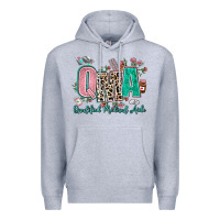 Heather Grey qma qualified medical aide Premium Hoodie - AdoDesignShop