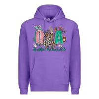Purple qma qualified medical aide Premium Hoodie - AdoDesignShop