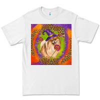 White Halloween Pomeranian Dog Premium Tee - LillyAllenDesigns