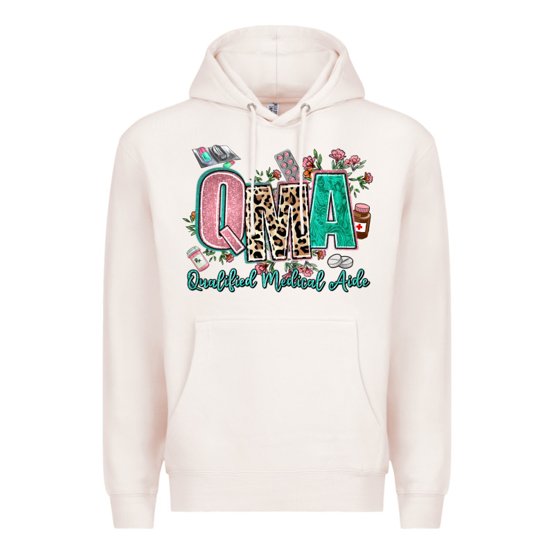 Qma Qualified Medical Aide Premium Hoodie by AdoDesignShop | Teevron
