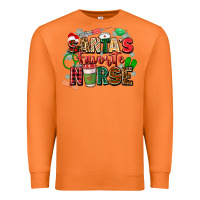 Carrot santa's favorite nurse Premium Sweatshirt - Zillion Design Studio
