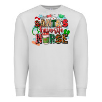 Dove Grey santa's favorite nurse Premium Sweatshirt - Zillion Design Studio