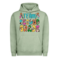 Pigment Oil Green team second grade Urban Hoodie - JahusDesignShop