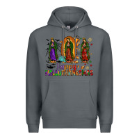 Rock our lady of guadalupe happy hallothanksmas Premium Hoodie - JahusDesignShop