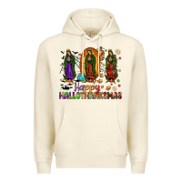 Sandshell our lady of guadalupe happy hallothanksmas Premium Hoodie - JahusDesignShop