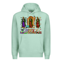 Seafoam our lady of guadalupe happy hallothanksmas Premium Hoodie - JahusDesignShop