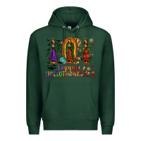Sports Green our lady of guadalupe happy hallothanksmas Premium Hoodie - JahusDesignShop