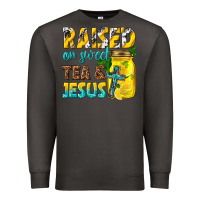 Smoke raised on sweet tea and jesus Premium Sweatshirt - texasbilliewilder