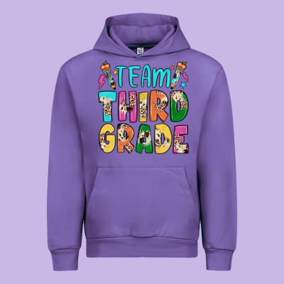 Team Third Grade Urban Hoodie Designed By Jahusdesignshop