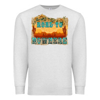 Oatmeal Heather road to nowhere tbw Premium Sweatshirt - texasbilliewilder