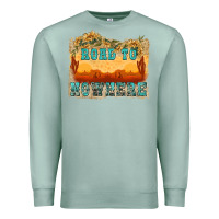 Seafoam road to nowhere tbw Premium Sweatshirt - texasbilliewilder
