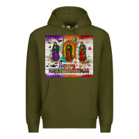 Army Green our lady of guadalupe happy  hallothanksmas tumbler Premium Hoodie - JahusDesignShop