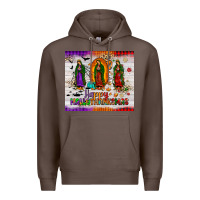Coffee our lady of guadalupe happy  hallothanksmas tumbler Premium Hoodie - JahusDesignShop
