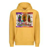 Mustard our lady of guadalupe happy  hallothanksmas tumbler Premium Hoodie - JahusDesignShop
