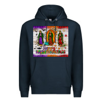 Navy our lady of guadalupe happy  hallothanksmas tumbler Premium Hoodie - JahusDesignShop