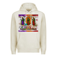 Oatmeal Heather our lady of guadalupe happy  hallothanksmas tumbler Premium Hoodie - JahusDesignShop