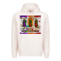 Pale Pink our lady of guadalupe happy  hallothanksmas tumbler Premium Hoodie - JahusDesignShop
