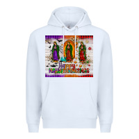 White our lady of guadalupe happy  hallothanksmas tumbler Premium Hoodie - JahusDesignShop