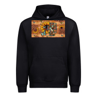 Black leopard cross butterfly sunflower Urban Hoodie - JahusDesignShop