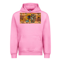 Fuchsia Pink leopard cross butterfly sunflower Urban Hoodie - JahusDesignShop