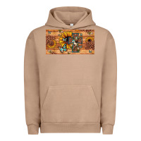 Pigment Burro leopard cross butterfly sunflower Urban Hoodie - JahusDesignShop