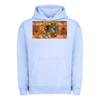 Pigment Grape Ice leopard cross butterfly sunflower Urban Hoodie - JahusDesignShop