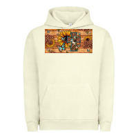 Pigment Pistachio leopard cross butterfly sunflower Urban Hoodie - JahusDesignShop