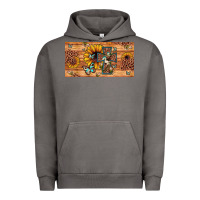 Pigment Tornado leopard cross butterfly sunflower Urban Hoodie - JahusDesignShop