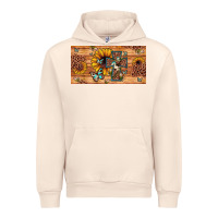 Sandshell leopard cross butterfly sunflower Urban Hoodie - JahusDesignShop