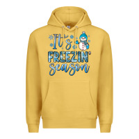 Antique Gold it s freezin season Premium Hoodie - JahusDesignShop