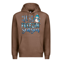 Chestnut it s freezin season Premium Hoodie - JahusDesignShop